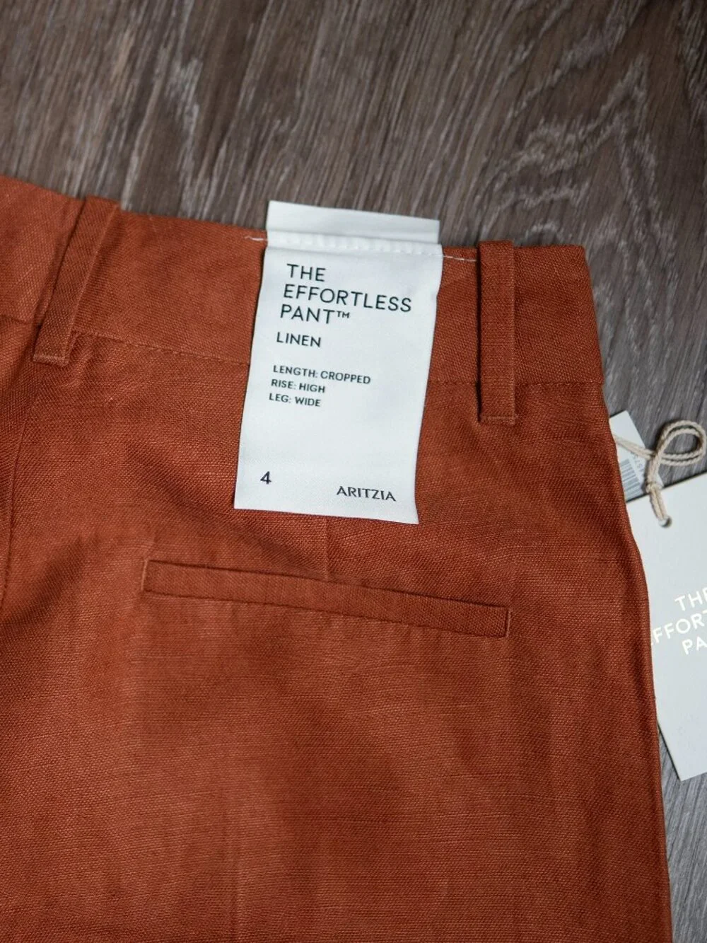 Wilfred Linen Effortless Pant in Anise - size 4